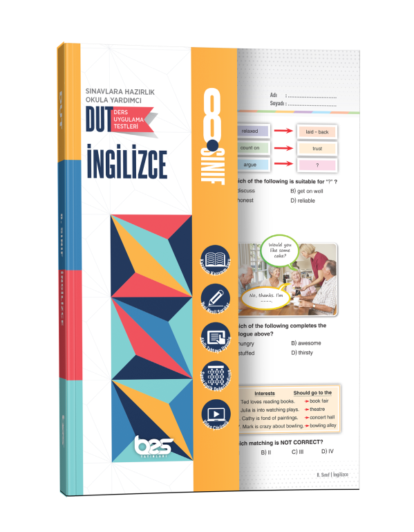 BES DUT 08.SINIF UYGULAMA TESTİ İNGİLİZCE- 2026-27